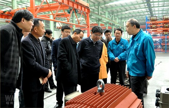 省發(fā)改委副主任吳勁松到威能公司調研 省發(fā)改委副主任吳勁松到威能公司調研