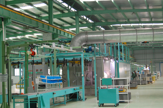 皖南電機生產(chǎn)車間